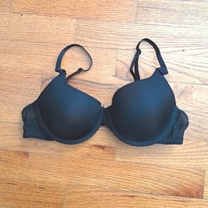 H&M Black T-Shirt Bra Size 36B